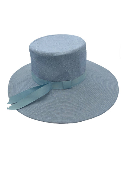 1970s Sky Blue Sunhat