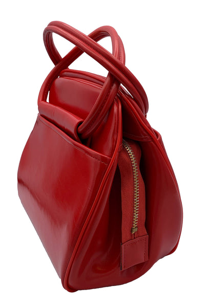 1960's Cranberry Red Purse