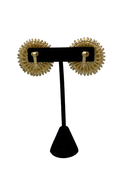 1960s Large Pearl Clip Earrings