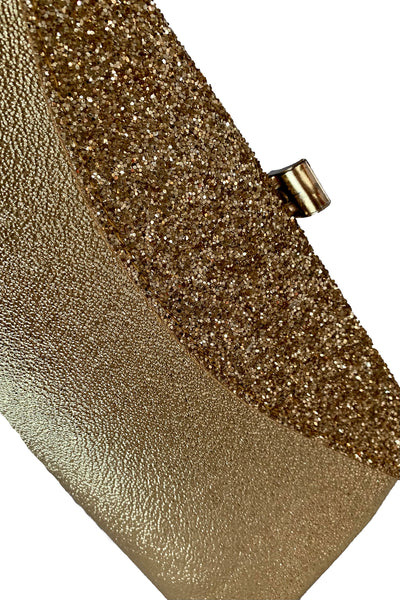 1960s Gold Glitter Evening Bag