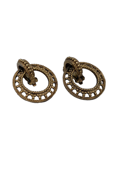 1960s Gold Loop Earrings