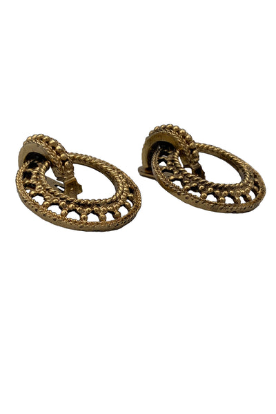 1960s Gold Loop Earrings