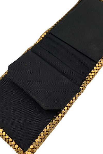 1960s Gold Whiting and Davis Wallet