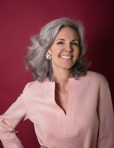 1960s Pastel Cluster Earrings