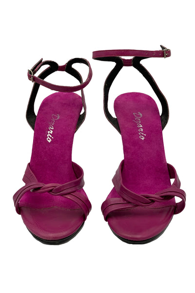 1970s Purple Ankle Strap Heels