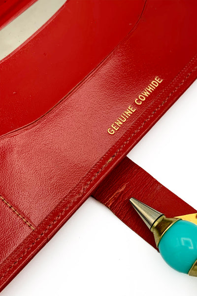 1950s Red Baronet Wallet
