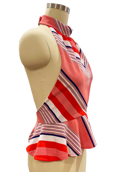 1970's Red, White and Blue Halter