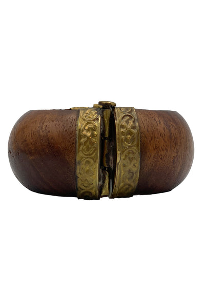 1970s Wooden Bangle Bracelet