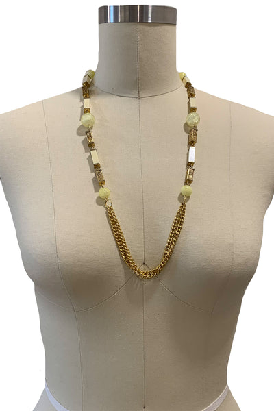 Cream, Pale Yellow and Gold Multi-Purpose Chain