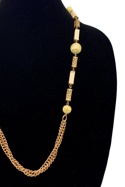 Cream, Pale Yellow and Gold Multi-Purpose Chain