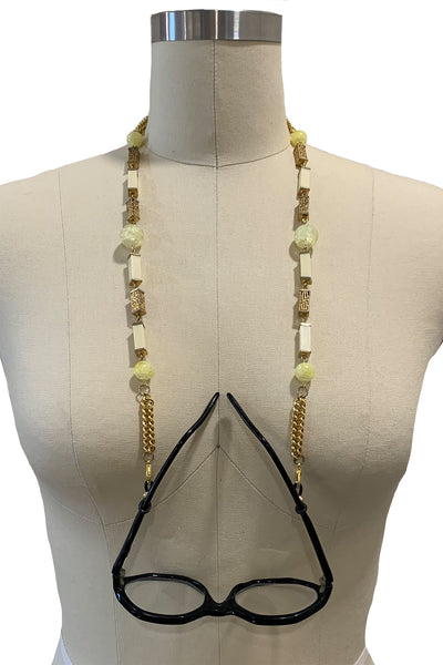 Cream, Pale Yellow and Gold Multi-Purpose Chain