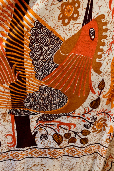 1970s Batik Tent Dress