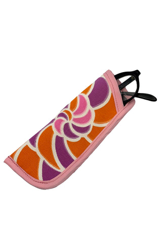 Orange, Purple and Pink Eyeglass Case