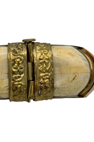 1970's Bone and Brass Bangle