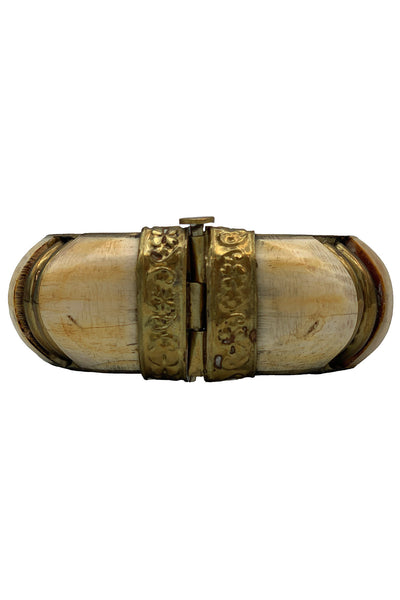 1970's Bone and Brass Bangle