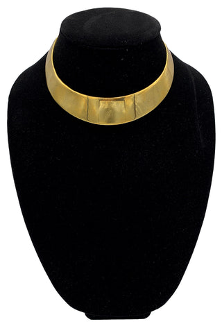 1970's Brass Collar Necklace