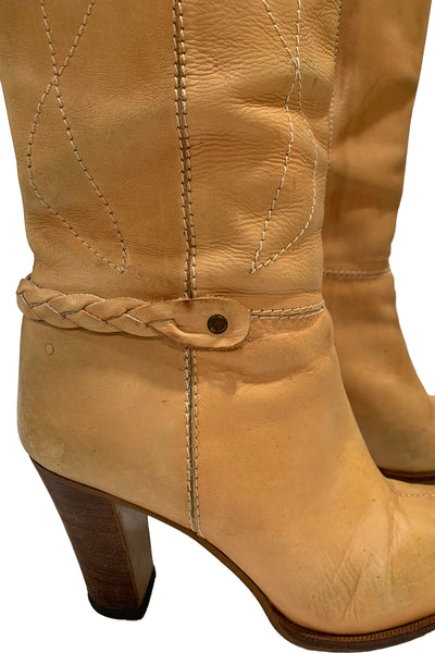 1970's Camel Buskens Tall Boot