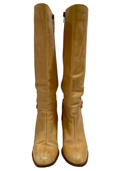 1970's Camel Buskens Tall Boot