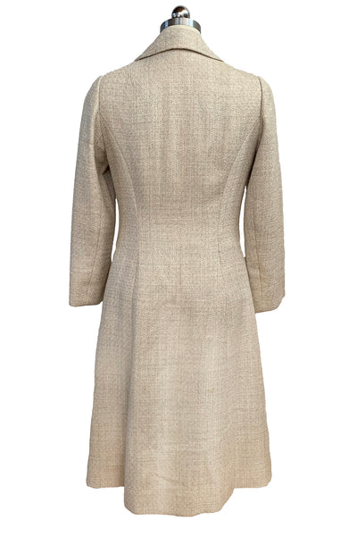 1960's Cream Double Breasted Coat
