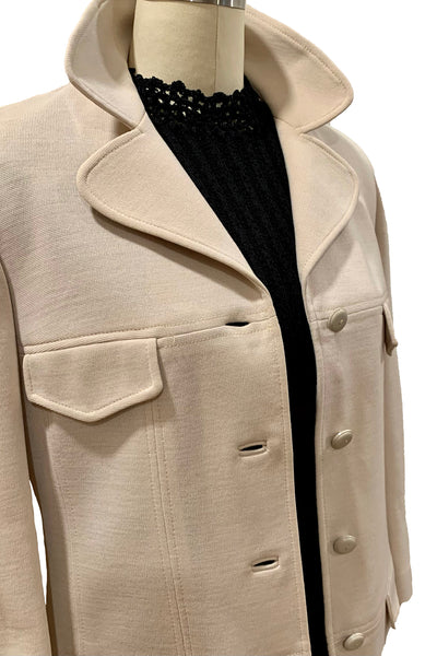 1970's Cream Butte Knit Coat