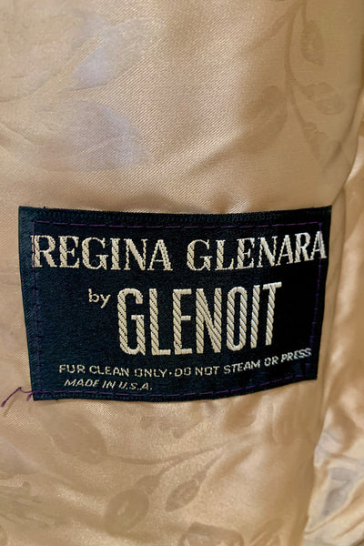 1960's Two-Tone Faux Fur Cape