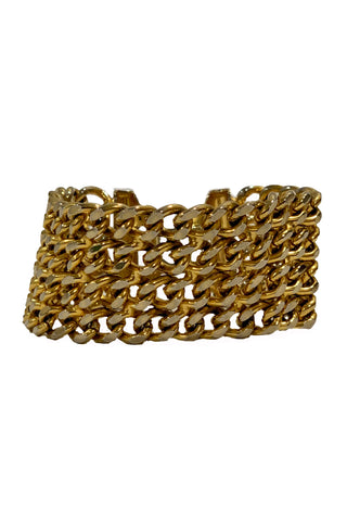 Vintage Gold Tone Chain Link Bracelet