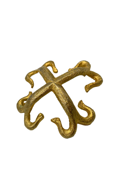 1960s Gold Cross Pin