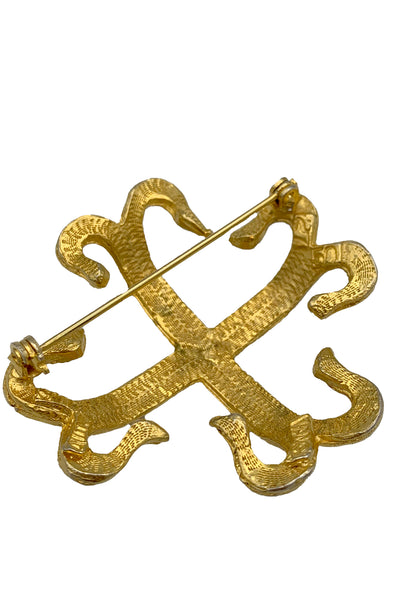 1960s Gold Cross Pin