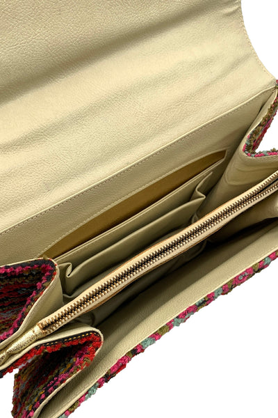 1960's Multi-Color Carpet Bag