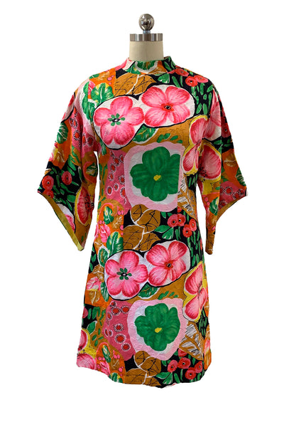 1960's Multi-Color Hawaiian Pake Muu