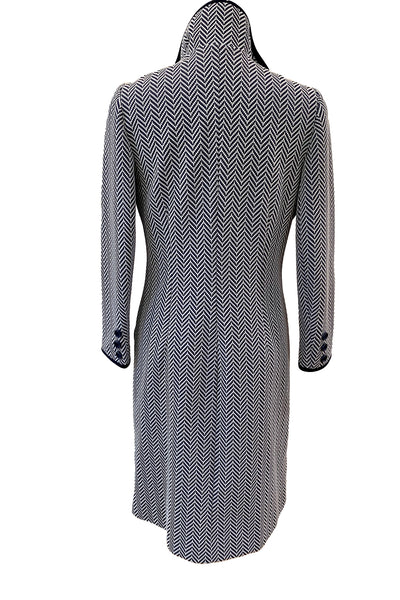 1970s Double Breasted Herringbone Jacket