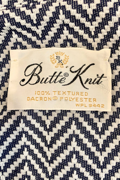 1970s Double Breasted Herringbone Jacket