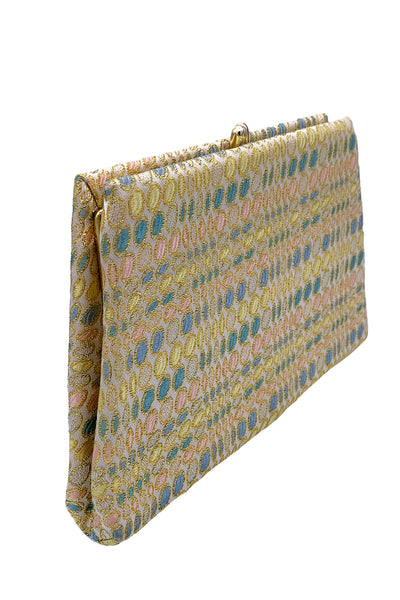 1960s Metallic Pastel Clutch