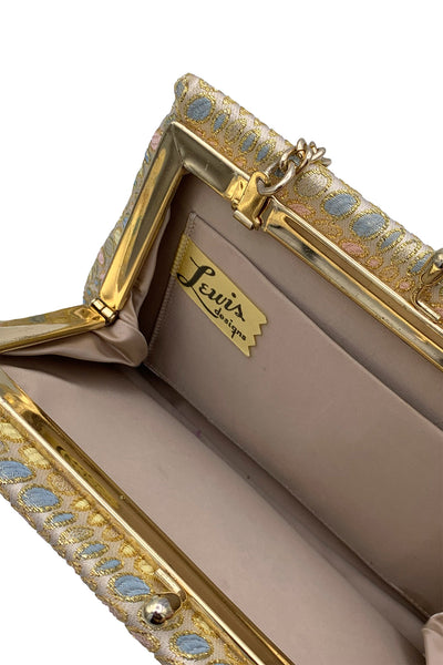 1960s Metallic Pastel Clutch