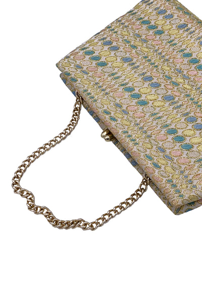 1960s Metallic Pastel Clutch