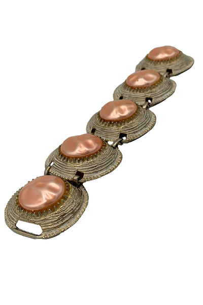 1960s Peach Chunky Bracelet