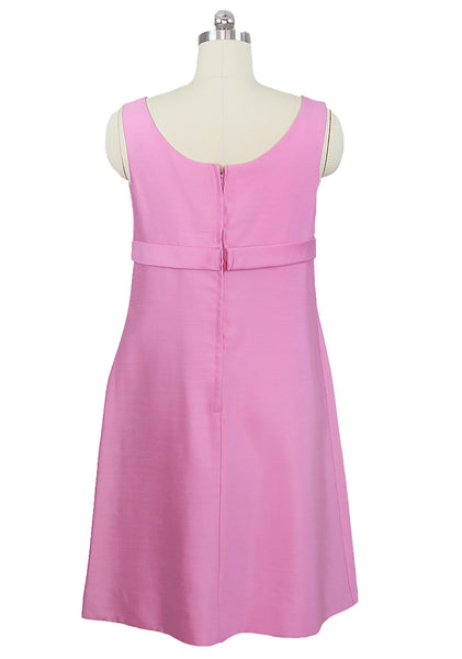 1960s Bubblegum Pink Cocktail Dress