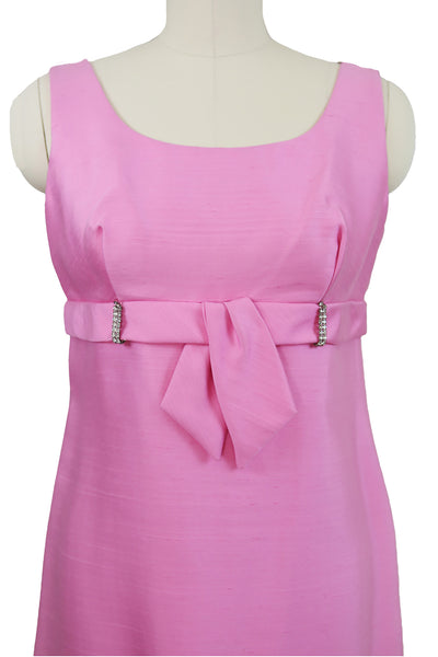 1960s Bubblegum Pink Cocktail Dress