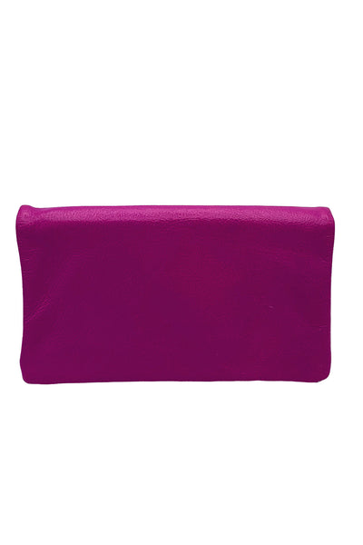 60's Purple and Gold Metallic Leather Wallet