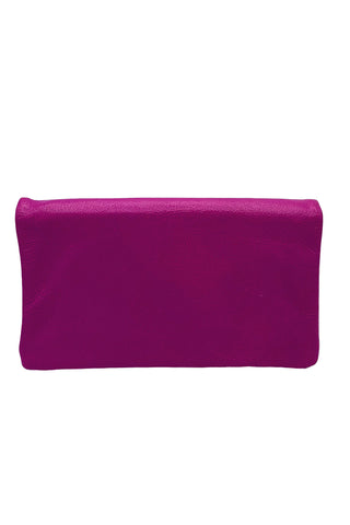 60's Purple and Gold Metallic Leather Wallet