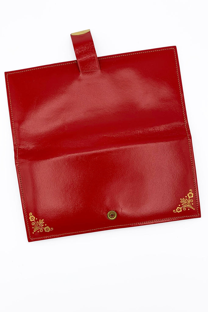 1950s Red Baronet Wallet Lilly D. Vintage