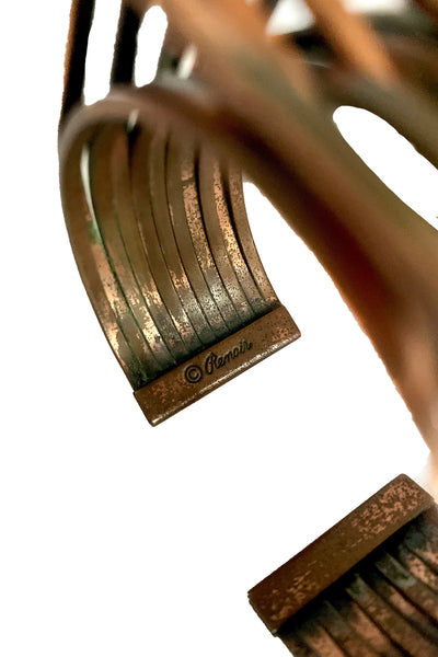 1950s Copper Modernist Cuff Bracelet