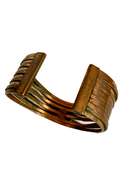 1950s Copper Modernist Cuff Bracelet