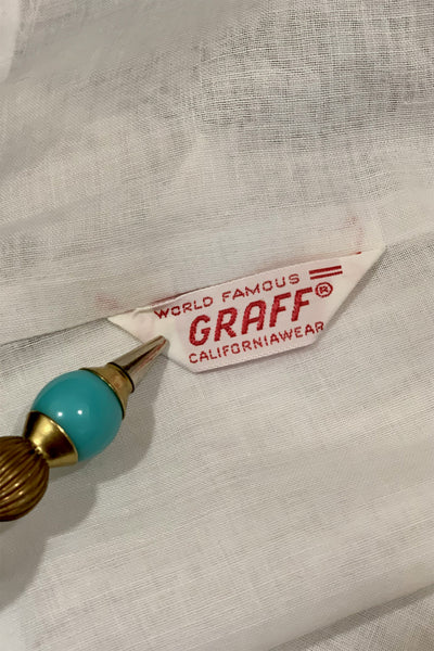 1960s White Sleeveless Top