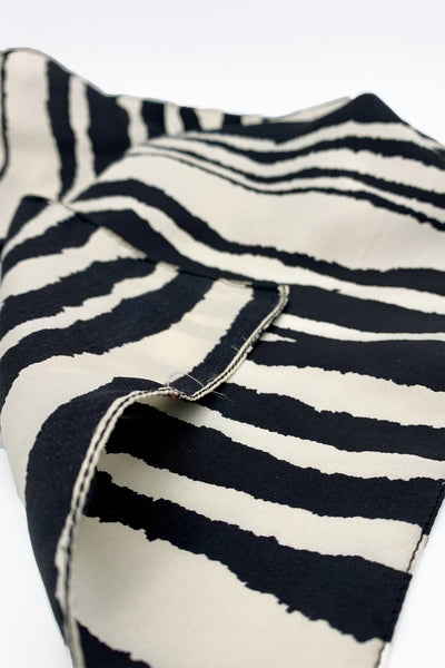1960s Zebra Print Scarf