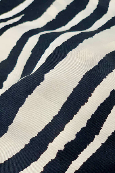 1960s Zebra Print Scarf